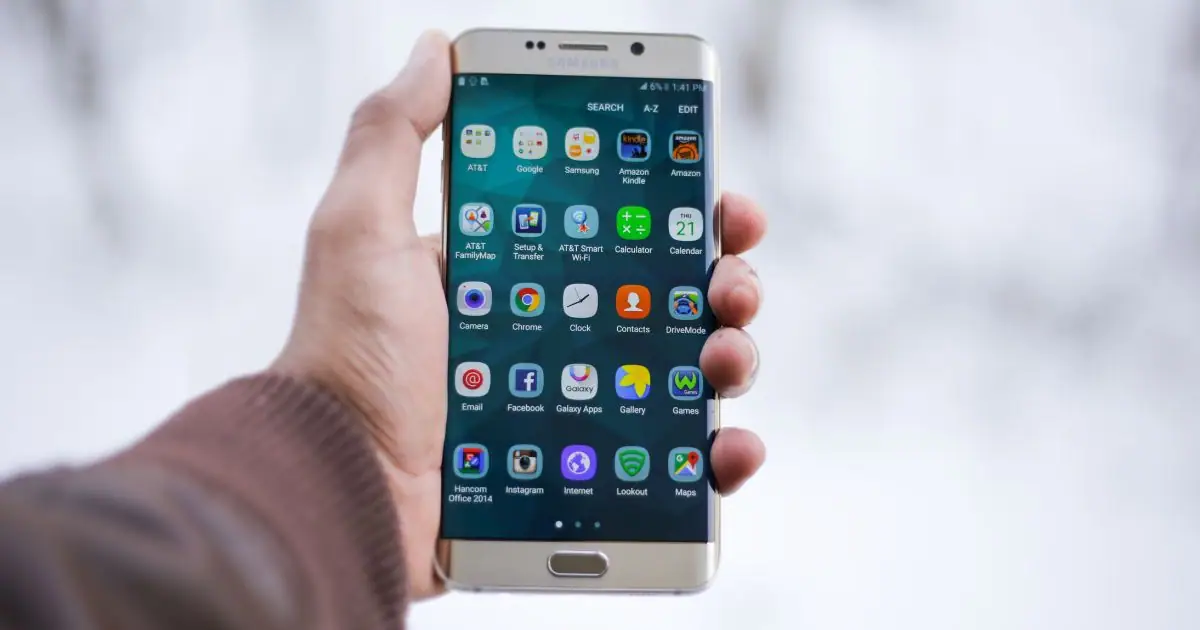 Universal TV Remote App Interface on Smartphone with Samsung, LG, Sony Logos