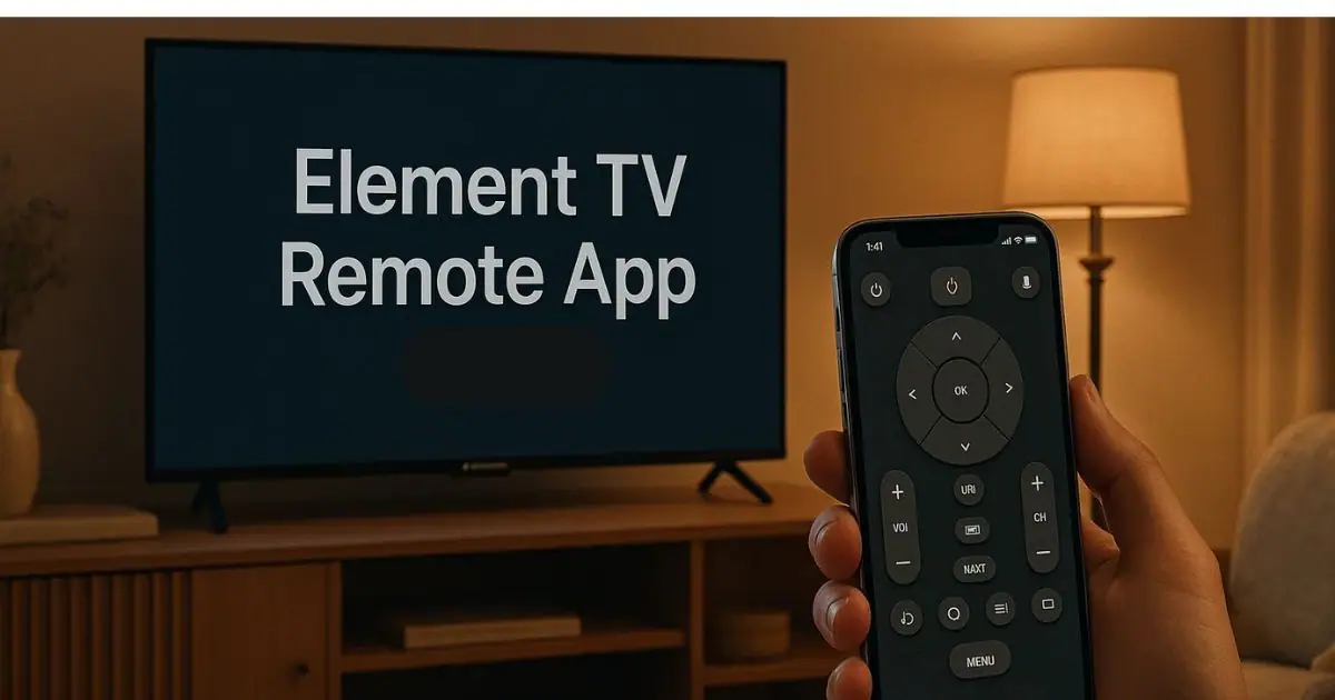 Element TV remote app without WiFi working on iPhone via hotspot connection