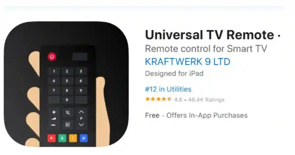 Best Element TV remote app for Android used to control TV without physical remote